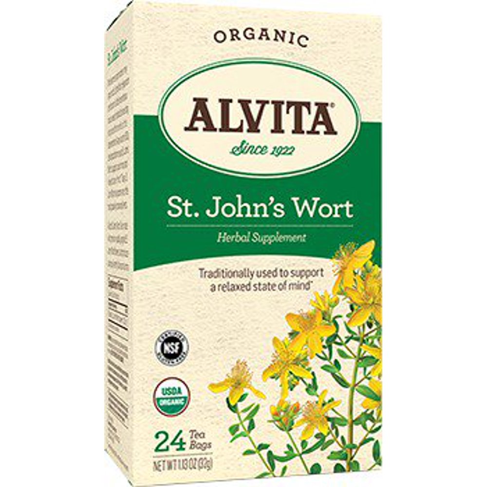 St. Johns Wort Tea Organic Alvita Tea 24 Bag