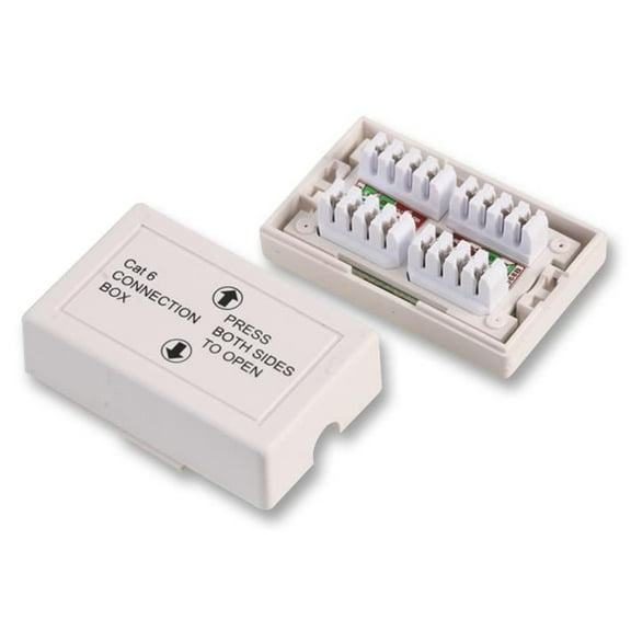 RARAION - Cat6 Wiring Connection Box, White