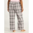 thumbnail image 5 of Joyspun Women's Flannel Sleep Pants, 30” Inseam, Sizes XS-3X, 5 of 6