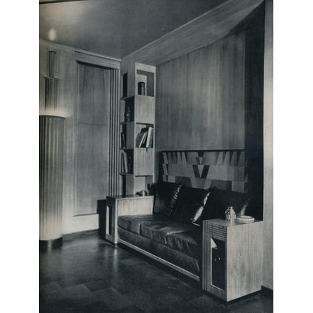 'Furniture and interior of a private office. Designed by Joseph Sinel', 1930 Print Wall