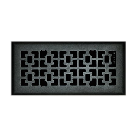 

Truaire C166-VMB04X10 Victorian Floor Register Matte Black - 4 x 10 in.