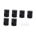 thumbnail image 4 of 6 ganchos de aluminio para enchufar en el colgante, fáciles de usar para colgar luces y cables. Negro, 4 of 9