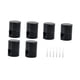 thumbnail image 4 of 6 ganchos de aluminio para enchufar en el colgante, fáciles de usar para colgar luces y cables. Negro, 4 of 9