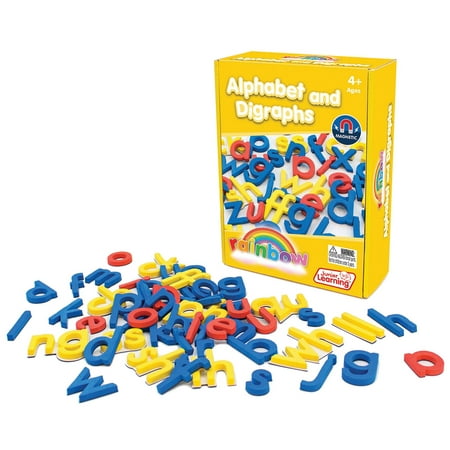 UPC: 0850010476018 | Rainbow Alphabet and Digraphs – Print Junior Learning for Ages 4+ Pre Kindergarten Learning Langauge Arts Early Childhood Perfect for Home School Educational Resources