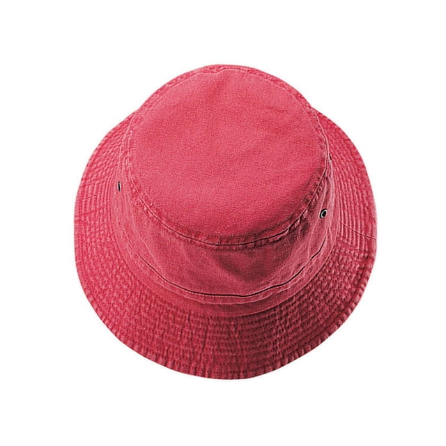 Chapeau Seau Teint par PIGMENT - Rouge Petit/moyen