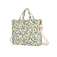 thumbnail image 7 of FORMRS Womens Corduroy Tote Bag Crossbody Shoulder Handbag with Pocket, Autumn Greenery, 7 of 7