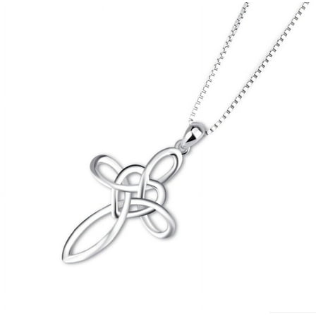 Sterling Silver Celtic Cross Necklace