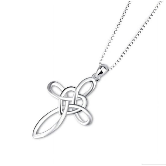 Sterling Silver Celtic Cross Necklace
