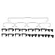 thumbnail image 1 of 1 Set KeyCap Estabilizador Reemplazo 6.25U 2u Stabilizer Barra de suministro de teclado, 1 of 4