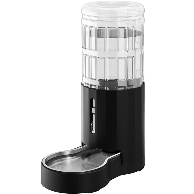 Dispensador de agua para perros CZPET de 9,5 L de acero inoxidable