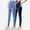 Light Blue, variant on FAHXNVB Women's Maternity Leggings Over The Belly Pregnancy Yoga Pants Active Wear Workout Leggings 2 Pack,XL