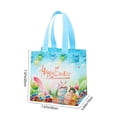 thumbnail image 3 of YingYouFu Easter Hunt Bags Easter Bag with Handle Bunny Egg Tote Bags for Gifts Wrapping Egg Hunt Game Party Supplies for kids,Waterproof Goodie Tote Bags for Holiday Favors, 3 of 6