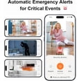 thumbnail image 6 of GBIUT 2K Home Security Camera, 2.4/5GHz Wi-Fi Indoor Camera for Dog/Pet/Nanny/Baby with US Phone App, Smart Search, Color Night Vision, 2 Way Talk, Human Detection, 6 of 8
