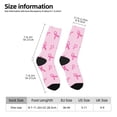 thumbnail image 5 of Yiaed Breast Cancer Awareness 1 Print Great elasticity Crew Socks Sports socks for Men and Women, 5 of 5