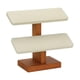thumbnail image 1 of Soporte de madera para pulseras y brazaletes, ideal para guardar joyas, accesorios de tocador y transmisiones en vivo. Beige, 1 of 9