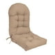 thumbnail image 1 of Cojín para silla con respaldo alto, cojín para silla, cojín para tumbona Caqui, 1 of 9