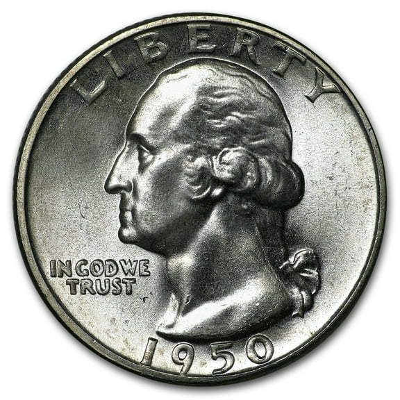 1950-D Washington Quarter BU