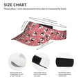 thumbnail image 4 of Balery French Bulldog Face Sport Wear Athletic Visor Sun Sports Visor Hat Visor Adjustable Cap for Women and Men (One Size), 4 of 8