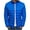 Royal Blue, variant on UTTOASFAY Solid Color Stand Collar Zipper Shoulder Chest Rhombus Men'S Cotton Coat Royal Blue 10(XL)