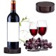 thumbnail image 4 of Posavasos para bebidas, posavasos de cuero con soporte, juego de 6, protege los muebles de marcas de agua, arañazos y daños, color marrón, 4 of 8