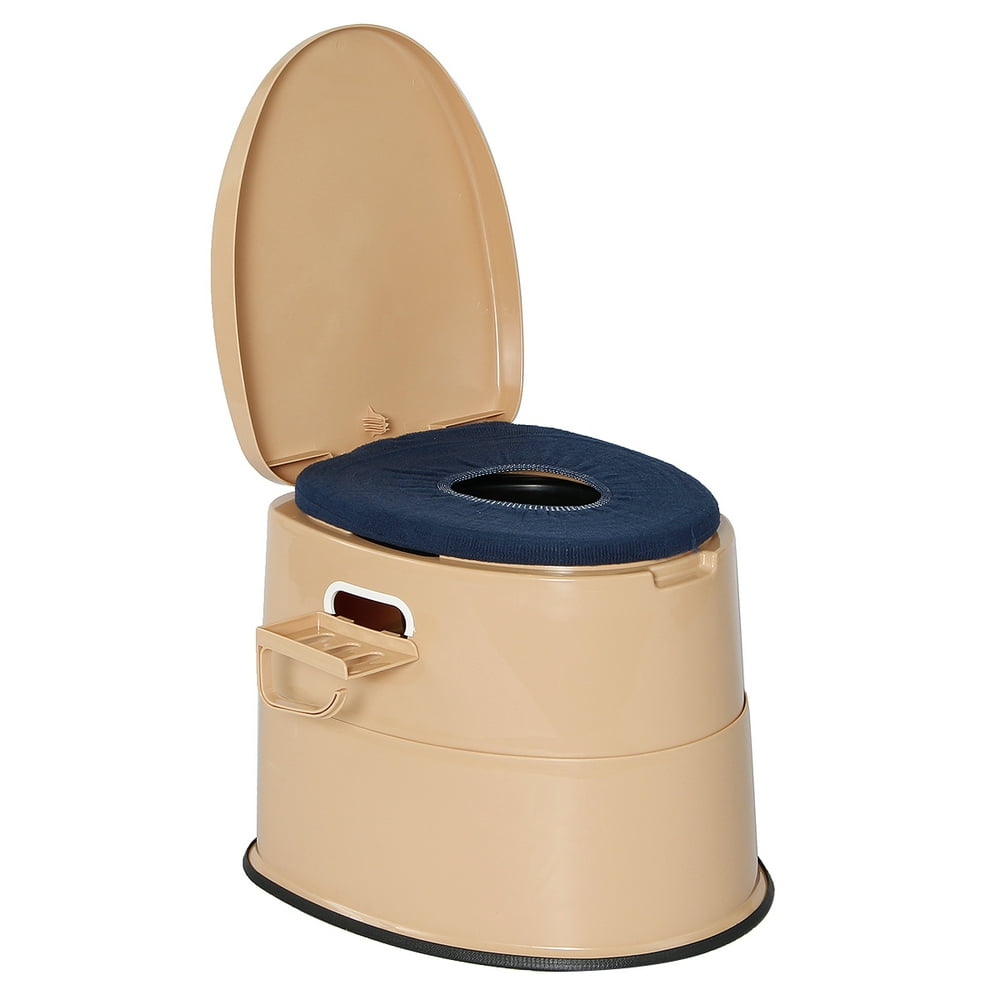 Portable Travel Toilet Compact Potty Bucket Seats w / Waste Tank