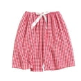 thumbnail image 2 of Hilenly Plaid Pajama Shorts Women Elastic Waist Sleep Pj Lounge Comfy Shorts Pajama Bottoms, 2 of 6
