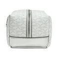 thumbnail image 5 of Michael Kors Women's Signature Logo Top Zip Medium Travel Kit (Optic White), 5 of 5