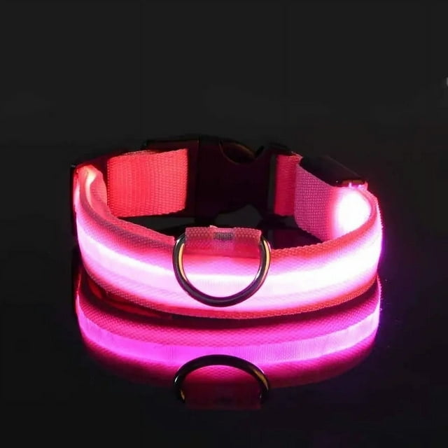 Pet Collar Cat Luminous Pet LED No Printed Luminous Safety Collar for Cats Dogs