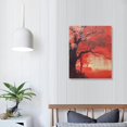 thumbnail image 4 of ARISTURING  -Canvas Wall Art - Night Scene of Autumn Forest,Fantasy Landscape Painting - Modern Home Art Stretched and Framed Ready to Hang, 4 of 5