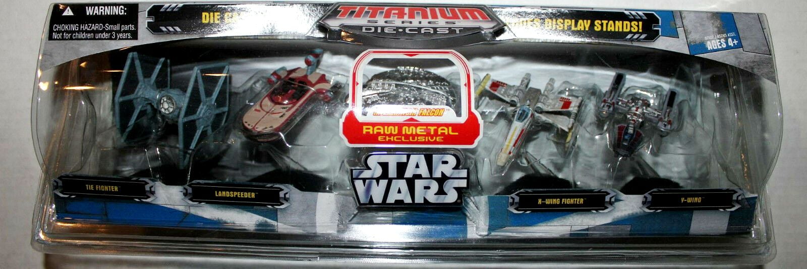 ヒート Star Wars Titanium Series Millenium Falcon Raw Metal Exclusive Pack  Set 並行輸入品