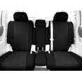 thumbnail image 2 of CalTrend Front 40/20/40 Split Bench Carbon Fiber Seat Covers for 2011-2015 Nissan Titan - NS181-01FC Black Insert with Black Trim, 2 of 3