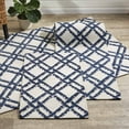 thumbnail image 2 of Park Designs Bamboo Trellis Blue Indoor Rug 4' x 6', 2 of 5