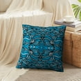 thumbnail image 3 of LALILO Throw Pillow Covers Waves Wavy Can Surface Art Backdrop Cloud Cushion Cover 18" x 18", 2 Pack, 3 of 6