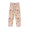 thumbnail image 2 of Vsdgher Breakfast Print Mens Pajama Pants Sleep & Lounge Pants, PJ Bottoms With elastic waistb and Pockets, 2 of 5