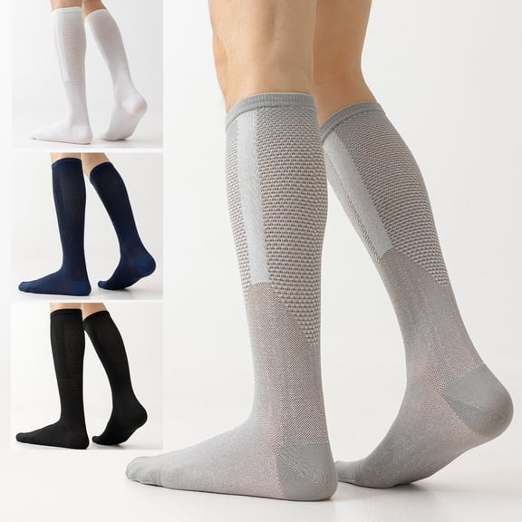 4 Pairs Compression Socks for Women and Men 15-20mmHg-Circulation Support Socks