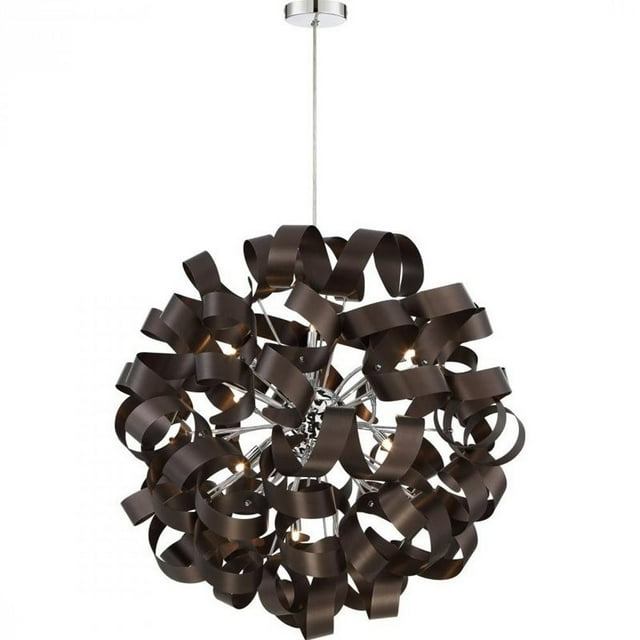 Quoizel Ribbons Pendant with 12 Lights in Western Bronze