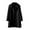 Black, variant on REDARER Girls Classic Trench Coat Single Lapel Collar Long Coat Timeless Outerwear for School and Casual Wear,4-5 Years