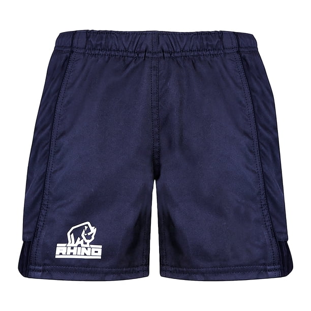 Rhino - Shorts de Rugby Auckland para Hombre (Azul marino)