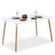 thumbnail image 1 of Mesa Rectangular Comedor Minimalista Estilo Nordico Moderna blanco 6.49 pulg Pido Todo SO-MM1-01, 1 of 6