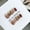 【L】, variant on Maillard reddish-brown cat eye smudge hand-worn nail piece light luxury pure handmade high-quality control nail