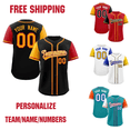 thumbnail image 2 of Camiseta de béisbol personalizada con estampado de nombre y número, camiseta de equipo, ropa deportiva de hip hop, camiseta de béisbol para hombres, mujeres y niños, 2 of 4