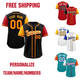 thumbnail image 2 of Camiseta de béisbol personalizada con estampado de nombre y número, camiseta de equipo, ropa deportiva de hip hop, camiseta de béisbol para hombres, mujeres y niños, 2 of 5