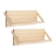 thumbnail image 2 of 2 zapateros de pared, organizador de zapatos moderno, de madera, para calzado, , entrada, armario y pasillo., 2 of 9