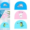thumbnail image 1 of 3x Sombrero de Natación Niñas Cola Accesorios para Playa Nadar Infantil, 1 of 8