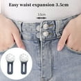 thumbnail image 1 of YAOMOBB Large Waistband Buttons For Quick Adjustments Adjustable Metal Button Extender for Pants No Seam Buttons Quick Solution for Jeans, 1 of 5