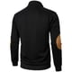 thumbnail image 4 of pstuiky camisas de manga larga para hombre, Suéter de hombre con botones, color liso, cuello alto, mangas largas y cuadrados pequeños salir tops xxl, 4 of 4