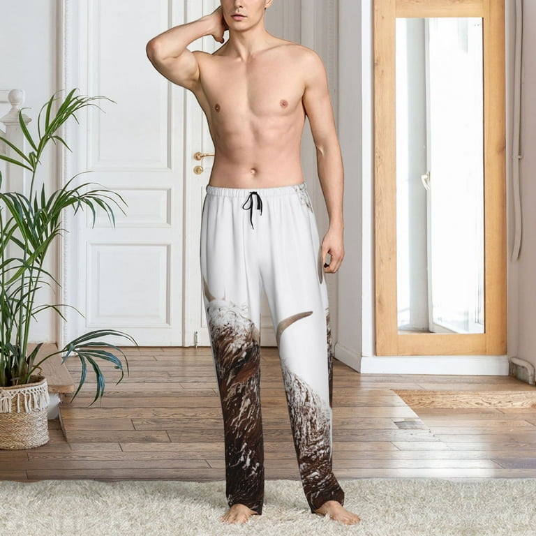 Mens Pajama Pants Bottoms with Pockets Yak 4 Soft Mens Pj Pants Comfy Men Lounge Pants Walmart
