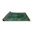 thumbnail image 2 of Ahgly Company Indoor Rectangle Medallion Turquoise Blue Traditional Area Rugs, 3' x 5', 2 of 4