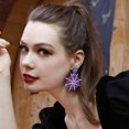 thumbnail image 4 of Pendiente de tela de araña gótico estilo Punk bonitos pendientes de araña espectro de Halloween pendientes de aro de moda para mujer regalos para amantes Rojo Verde, 4 of 4