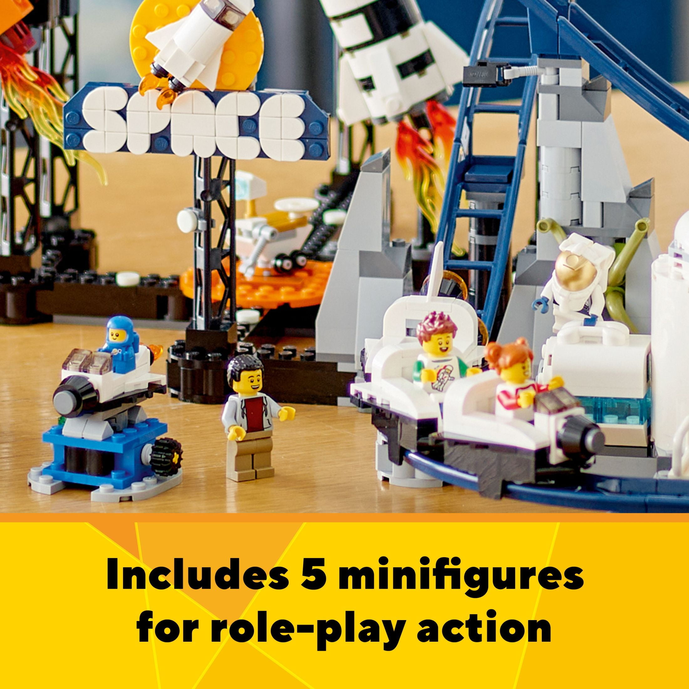 LEGO Creator 3 in 1 Space Roller Coaster Rebuildable Amusement